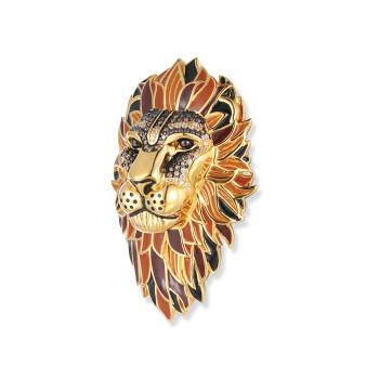 Preview: Richard Löwen Anhänger / Brosche